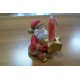 BABBO NATALE PORTACANDELA IN CERAMICA 10X8cm  LOTTI11519