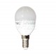 LAMPADA SFERA LED 6W ATTACCO E14 FREDDA 6000K LUCE FREDDA VTAC V TAC 4252