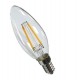 LAMPADA LED OLIVA TRASP. E14 2W 3000K FILAM. VTAC COD.4260