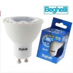 FARETTO LAMPADINA BEGHELLI 56968 4W  35W SPOT LED 280lm CALDA GU10 BASSO CONS 