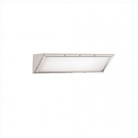 ROSSINI ILLUMINAZIONE 2804-55-GR - LAMPADA PARETE DIFFUSORE IN VETRO - GRIGIA