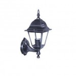 LANTERNA VIENNA NERA E27 1X60W IN PLASTICA LANZINI COD. 30900