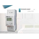 CONTATORE DIN MONOFASE DIGITALE 220V LCD 2 MODULI L' OROLOGICO 27739 MAX 80A