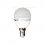 LAMPADA MINISFERA LED 6W E14 4500K LUCE BIANCA NATURALE  VTAC COD.4251 GARANZIA