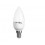 LAMPADA LED OLIVA OPALE ATTACCO E14 220V 6W 4500K LUCE NATURALE VTAC COD. 4258