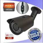TELECAMERA BULLET DA ESTERNO AHD 1500TVL/960P 2.8-12MM 42 LED NERA 