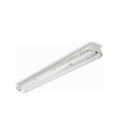 PLAFONIERA STAGNA IP66 CON REATTORE ELETTRONICO 220V  2x36W LEAF LIGHT 26534