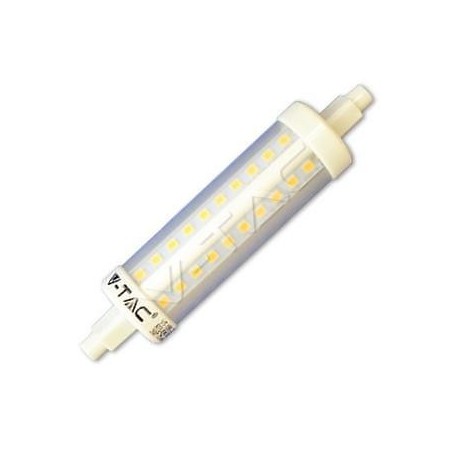 LAMPADINA LED R7S 10W 230V 360° 6000K LUCE BIANCO FREDDA 1000lm VTAC V-TAC 4390