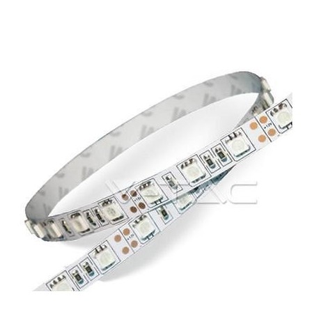 STRISCIA LED ADESIVA 5050 10w/mt IP20 4500K BOB. 5MT VTAC V-TAC 2143