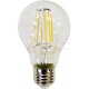 LAMPADA LED GOCCIA TRASP. E27 6W 4500K BIANCA NATURALE FIL. 300° VTAC V-TAC 4303