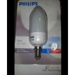 LAMPADA DECORATIVA DecoLed E14 BIANCA 1W - 230V PHILIPS COD.799746