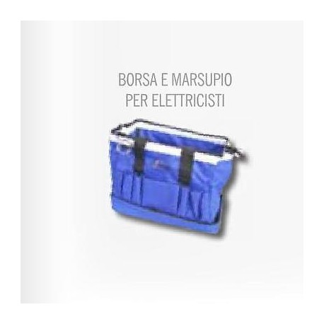 BORSA SOFT NYLON PORTA ATTREZZI PER ELETTRICISTI LE OFFICINE ELETTRICHE 23199