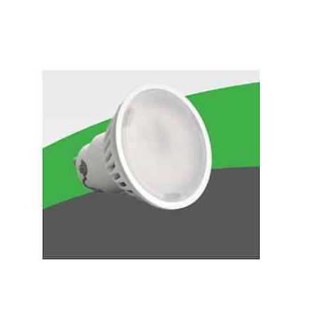 LAMPADA SPOT LED 7W 230V GU10 SMD 120° OPACA 6000K LUCE BIANCA FREDDA GARANZIA 