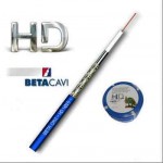 CAVO COASSIALE HD 75OHM LSZH BLU 3.3MM  MAT. 100mt CPR BETA CAVI HD4019