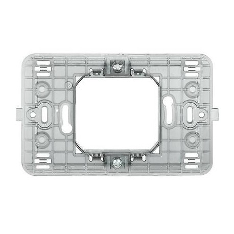 SUPPORTO 2 MODULI CENTRALI 2 POSTI PER SCATOLA TONDA  BTICINO MATIX 500S/23A