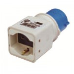 ADATTATORE CEE SPINA INDUSTR 16A/T 220V PRESA 2P+T16 BIPASSO/SCHUKO FAEG FG23201
