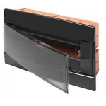 CENTRALINO DA ARREDO DA INCASSO 330X218X25 NERO TONER 12+1 MOD GEWISS GW40229TN