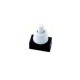 INTERRUTTORE MIGNON MINI BIANCO CON GHIERA 2A 250V- 21X28X8.5mm LAMPO N900/BI