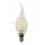 LAMPADA COLPO DI VENTO LED TRASP E14 4W 4500K BIANCO NATUR FILAM VTAC V-TAC 4429