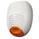 SIRENA ABS ANTINTRUSIONE PER ESTERNO IP54 12V AUTOALIM 2.2Ah BIANCO AMC SR136