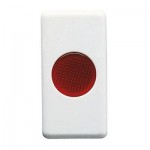 SPIA SEGNALAZIONE 12/24/250V ROSSO 1 MOD BIANCO GEWISS SYSTEM GW20603