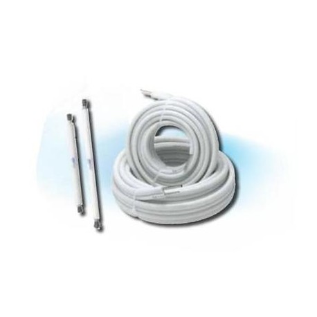 TUBO IN RAME PER CONDIZIONATORI RIVESTIMENTO BIANCO 5/8" x 1cm MCAIR TUB58-1