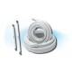 TUBO IN RAME PER CONDIZIONATORI RIVESTIMENTO BIANCO 5/8" x 1cm MCAIR TUB58-1