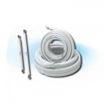 TUBO IN RAME PER CONDIZIONATORI RIVESTIMENTO BIANCO 1/2"x 0.80mm MCAIR TUB12-080