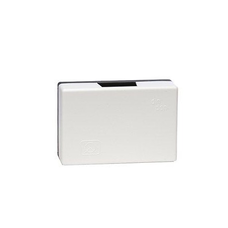 SUONERIA CAMPANELLO PER PORTE A DUE TONI (DIN DON) 220V BIANCO 15X10 ZIPPO 4067