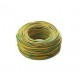 CORDA CORDINA CAVO ELETTRICO N07V-K UNIPOL. 1X10MMQ GIALLO/VERDE AL METRO IR10GV