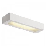 APPLIQUE LAMPADA DA PARETE IN GESSO BIANCO GL 103 T5 8W 230V LTB LIGHT SLV 148011