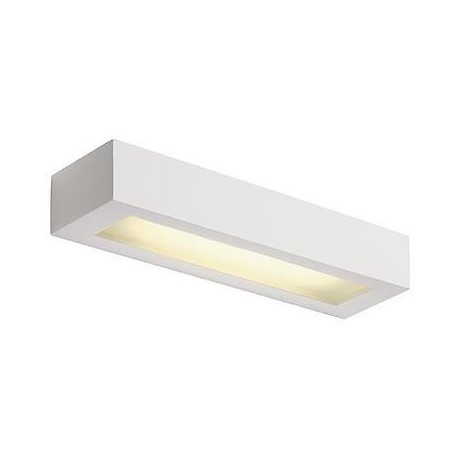 APPLIQUE LAMPADA DA PARETE IN GESSO BIANCO GL 103 T5 8W 230V LTB LIGHT SLV 148011