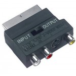 ADATTATORE DA RCA A SCART 21 POLI AUDIO/VIDEO ELCART 45/07404