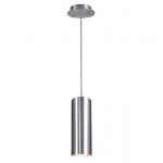 SOSPENSIONE CILINDRO TONDA ALLUMINIO SPAZZOLATO E27 MAX 60W ENOLA SLV LTB 149385