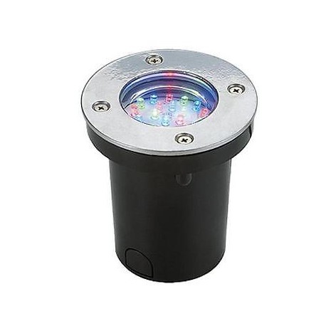 PROIETTORE INCASSO ESTERNO NAUTIC ROUND TONDO GRIGIO IP67 G5.3 SLV LTB 227450
