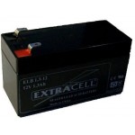 BATTERIA RICARICABILE AL PIOMBO 12V 1.3AH LUN9,5xAL5xPR4cm EXTRACELL DW12-1.3