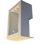 SCATOLA PORTA FRUTTI 3 MOD PARETE BATTISCOPA BIANCA PER CANALINA 70X20mm INTERAS