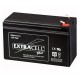 BATTERIA RICARICABILE AL PIOMBO 12V 9Ah T2 LUN15xALT9xPR6cm EXTRACELL DW12-9