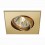 FARETTO INCASSO ORIENTABILE SQUARE QUADRATO ORO MAX 50W MR16 12V SLV LTB 113203