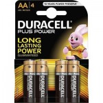 BLISTER 4 BATTERIE ALCALINE STILO TIPO AA 1.5 VOLT LONG LIFE DURACELL MN1500