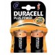 BLISTER 2 BATTERIE TORCIONI D - ALCALINE 1.5 VOLT DURACELL LONG LIFE MN1300