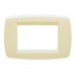 PLACCA CLASSIC 3 MODULI COLORE AVORIO TECNOPOLIM. UNIVEL SCAME EVOLUTION 7013.AV