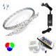 STRIP LED 5MT 5050 IMPERMEABILE IP65 RGB+COMANDO+ALIMENTATORE VTAC V-TAC 2354