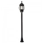 PALO GIARDINO 125cm ESTERNO DUBRONVIK 230V E27 NERO MASSIVE PHILIPS 150333010