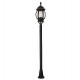 PALO GIARDINO 125cm ESTERNO DUBRONVIK 230V E27 NERO MASSIVE PHILIPS 150333010