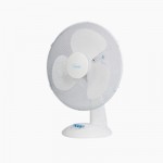 VENTILATORE DA TAVOLO DIAM.30CM BIANCO/AZZURRO OSCILLANTE 3 VELOCITA' BIMAR VT39