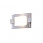 SPOT INCASSO RETTANGOLARE PARETE/SOFFITTO GLIDE ALLUMINIO MR16 SLV LTB 114930