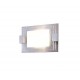 SPOT INCASSO RETTANGOLARE PARETE/SOFFITTO GLIDE ALLUMINIO MR16 SLV LTB 114930