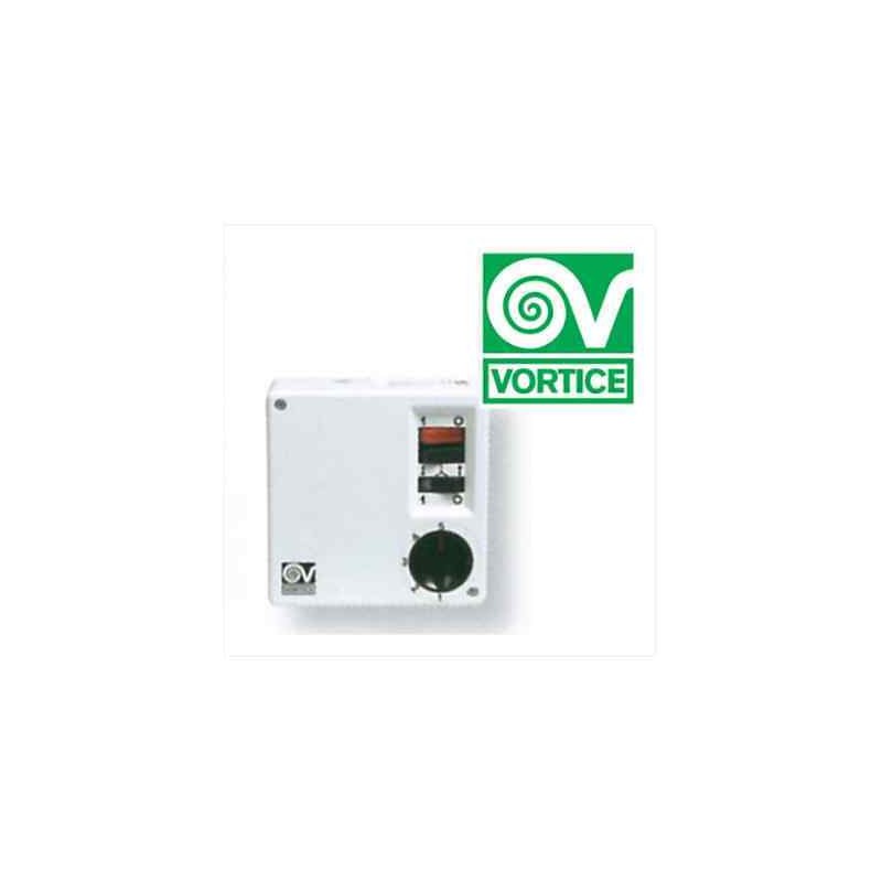 VARIATORE PARETE 5 VELOCITA'+COMANDO LUCE VENT. SCRR5L REVERSIBILE VORTICE  12964 - LADOGANA GROUP SRL