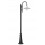 PALO DA ESTERNO 230V E27 A 230CM IN CERAMICA NERO E MARRONE NEW ORALIGHT 133OM